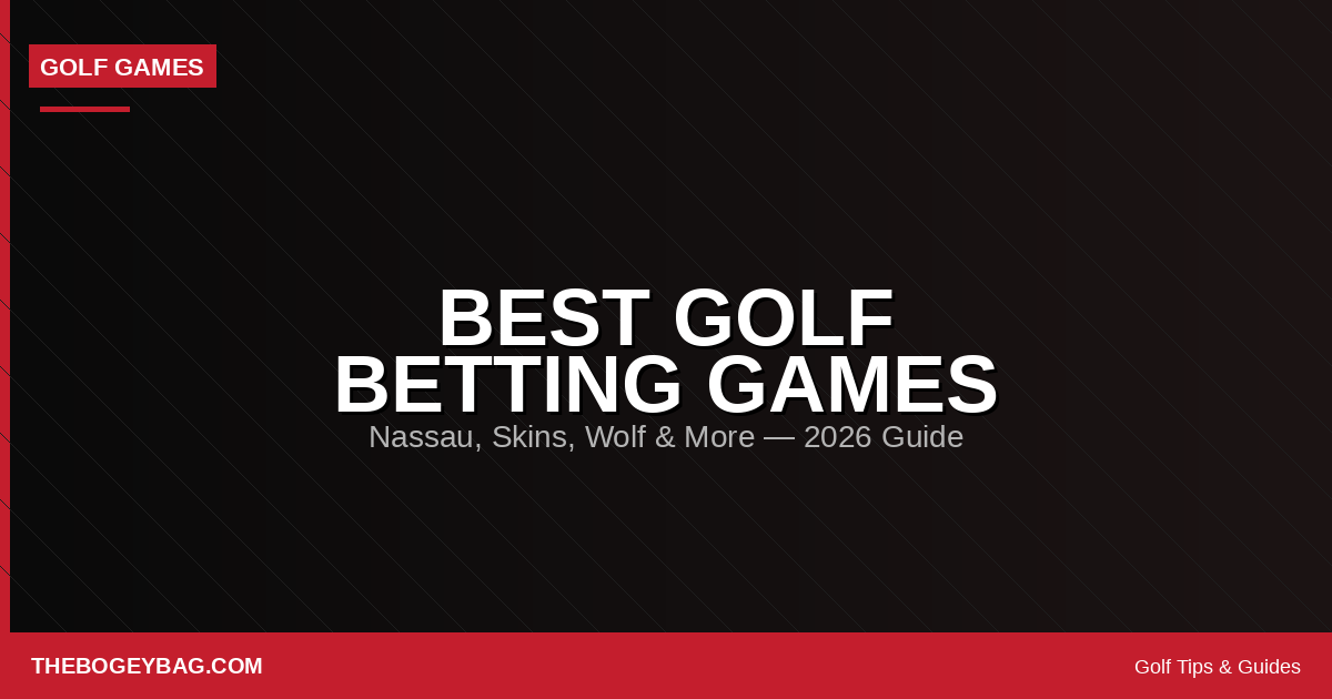 Best golf betting games to play with your buddies 2026