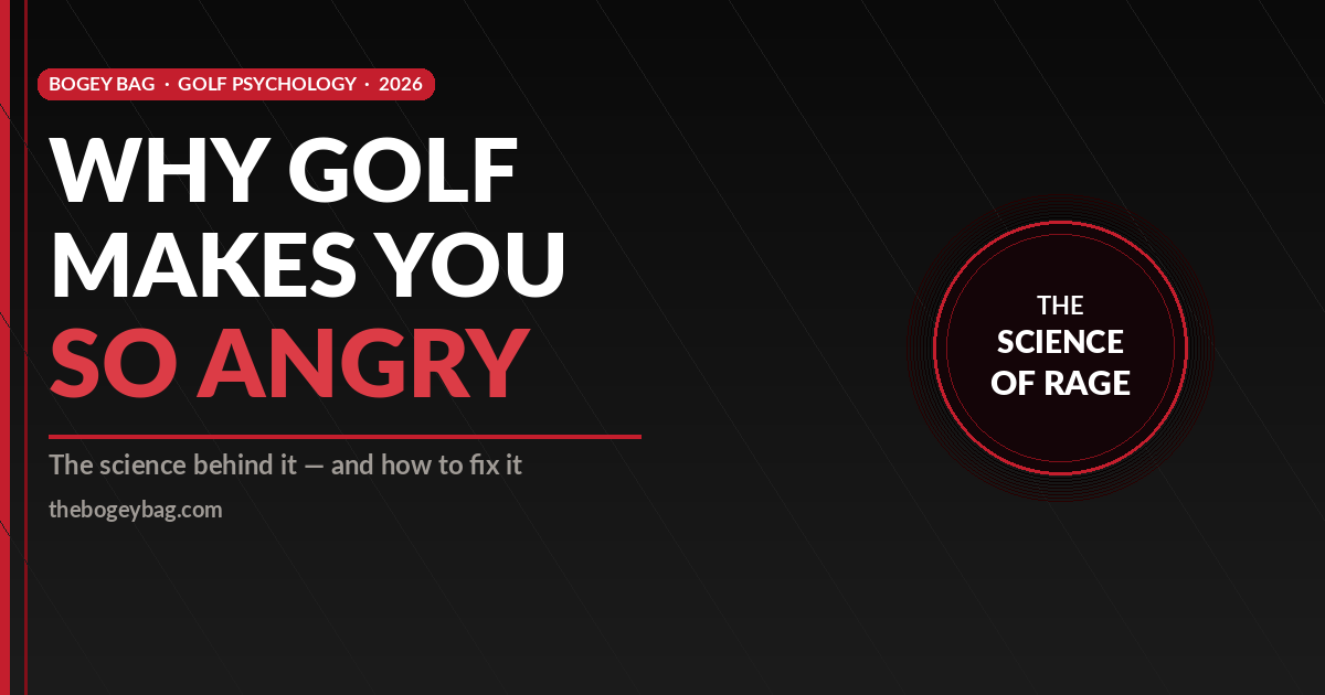 Why golf makes you so angry — golf psychology and stress relief